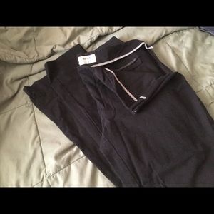 Black casual dress pants
